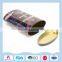 Noble purple oval tin can for coffee packaging