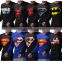 Superhero 3D Printed Long Sleeve Shirt Marvel Superman/bat-man Shirts Cosplay Jersey Tee Tops Quick-Dry Fit Compression Shirt