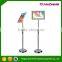 Silver or Black Aluminum Snap Poster Frame Picture Menu Holder Stand