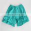 2015 new style solid color outfits for kids clothing design girls ruffle pants for baby girls/kids