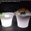 RGBW 16 color changing custom ice bucket solar flower pot