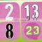 The number heat transfer is loved by customers who usually used on garments.