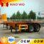 Hot sale 20ft 40ft flatbed trailer with container twisted lock