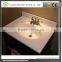 White Cultured Marble Vanity Tops For Bathroom Countertops