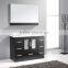 Contemporary Oak Wood Freestanding Espresso Bathroom Vanity