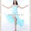 Wuchieal Sexy Women Soft Hygroscopic and Breathable Belly Dance Dress for Performance and Practice
