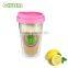 promotion!glass mug manufacturer coffee cup/milk mug with lid handle whlesale