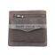 2015 most popular zipper coin pocket men genuine leather wallet