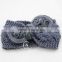 New style crochet handmade knit ear warmer headband - knit flower headbands-women witer headband