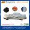 Padded aluminum foil car cover with hail protection function