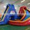Popular & special double slide inflatable dry slide bouncer for kids playing