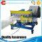 Portable standing seam roof panel machine for straight and tapered