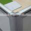 Hot sale cheap 320# partition office desk with locking wood drawers pedestal