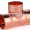 Copper 3 Way Tee for Welding