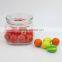 Hot Sale Glass Cookie Jar with Glass Lid