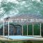 2015 glass panel steel space structure dome space frame in china