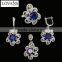 925 Silver Jewelry Set Party Decoration Enameled Silver Jewelry Designs TZ-0252