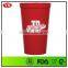 22 oz promotion single wall bpa free plastic drinking cups for party
