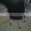 black pu mid back swivel chair AB-459