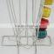 Metal wire roating caffitaly coffee rack and 24 COFFEE CAPSULE ROTATING TOWER RACK