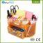 EasyPAG high end multifunction 9 grid metal wire mesh colorful desk organizers