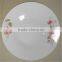 2016 new flower pattern ceramic plates & bowl , custom printed ceramic plate &bowl , restaurant ceramic plates & bowl