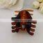 12 Pcs 1.1" Long Black brown Plastic Mini Hairpin 10 Claws Hair Clip Clamp for Ladies