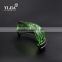 half round shape green color crystal knobs for cabinets