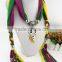 2016 new design owl pendant necklace scarf