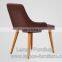 2015 new indoor cross back wood chair wood curved back chair factory