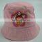 Very lovely baby bucket hat,cheap pink bucket hat,cotton bucket cap