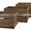 China cheap rustic crate ,distressed wooden crate, vintage wooden crate