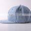 High Quality Custom Blank Flat Cap Wholesale Snapback Cap Cotton Hip Hop Cap