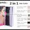 Hot Brush & Hair Curler & Hair Straightener 3in1 Ceramic Hair Iron Eur. Plug
