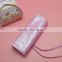 7pcs made of Syethetic Hair with PU Leather Roll Pouch (Pink) Brush Set