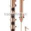 home brewery copper distiller equipment, copper brew kettle with liquid agitat, copper condenser