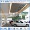 Large span prefab structural steel 4S car showroom display