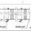 Cement screw conveyor of Yuhui with ISO9001:2000 of China