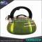Eco-Friendly Feature and Stainless Steel Material Color Coating Whistling Kettle