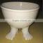 Ceramic footbowl cute soup bowl
