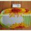 tempered oval glass plates