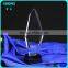 New arrival unique elegant clear crystal award,blank teardrop clear crystal award trophy