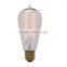 vintage E26/E27/B22 incandescent ST58 edison light bulb