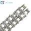 Zhuji Quality Mini Iron Transmission Drive Parts Double Row Roller Chain 04c