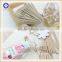 Best sale customized printed paper twist ties for bread bag