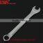 Carbon steel handle combination wrench set