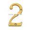 brass door furniture hardwares brass forging letters and numbers