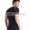 2016 new model oem print wholesale slim fit sport scoop neck men t shirt