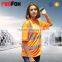 reflective safety t shirt color customized