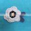 cotton crochet animal and flower applique for garment